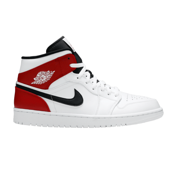 JORDAN 1 MID WHITE CHICAGO