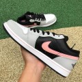 JORDAN 1 LOW GREY FOG BLEACHED CORAL