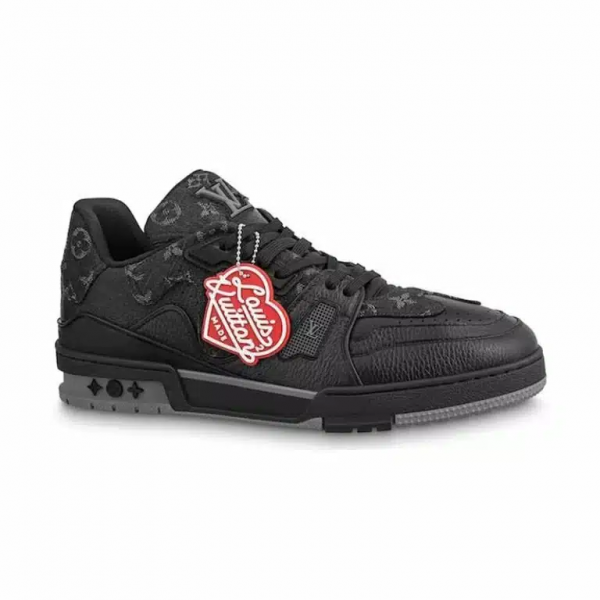 Louis Vuitton LV Trainer x Nigo Black Denim