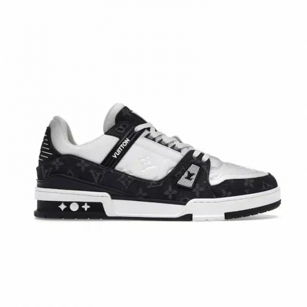 Louis Vuitton LV Trainer White Black White