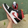 Jordan 1 Mid Black Gym Red