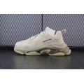 Triple S Sneaker Clear Sole  Off White