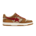 Bape Sk8 Sta Low Wheat Red