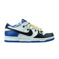 Custom x Dunk Low Retro Lot Blue White Black