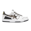 Bape Sk8 Sta White Metallic Silver