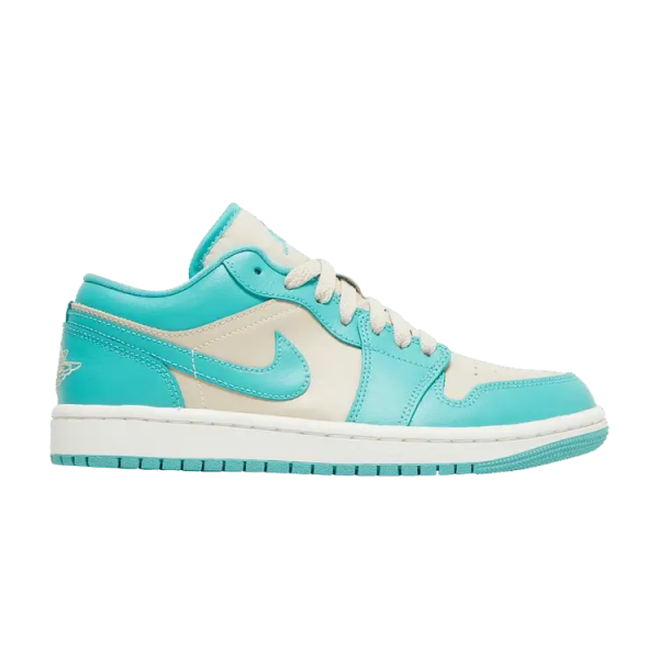 JORDAN 1 LOW TROPICAL TEAL SANDY BEIGE