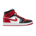 JORDAN 1 MID ALTERNATE BRED TOE (W)