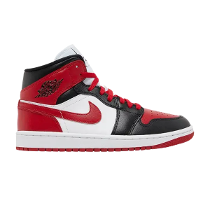 JORDAN 1 MID ALTERNATE BRED TOE (W)