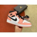 Jordan 1 Mid Pink Quartz (GS)