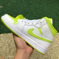 JORDAN 1 MID WHITE LIME (W)