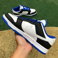 DUNK LOW WHITE BLACK GAME ROYAL