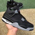 JORDAN 4 RETRO BLACK CANVAS