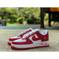 L*uis V*itton Nike Air Force 1 Low By Virgil Abloh White Red