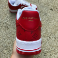 L*uis V*itton Nike Air Force 1 Low By Virgil Abloh White Red