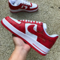 L*uis V*itton Nike Air Force 1 Low By Virgil Abloh White Red