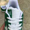 L*uis V*itton Nike Air Force 1 Low By Virgil Abloh White Green