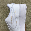 L*uis V*itton Nike Air Force 1 Low By Virgil Abloh White