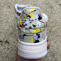 BAPESTA LOW PAINT SPLATTER  IVORY