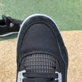 JORDAN 4 RETRO BLACK CANVAS