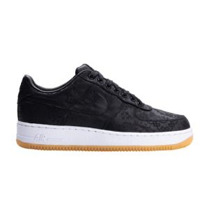 Fragment Design x CLOT x Air Force 1 Black Silk