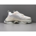 Triple S White Clear Sole