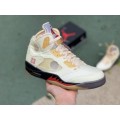 Off-White x Jordan 5 SP Sail