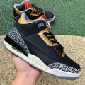 JORDAN 3 RETRO BLACK GOLD (W)