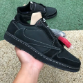 TRAVIS SCOTT X JORDAN 1 LOW BLACK PHANTOM