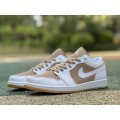 Jordan 1 Low Hemp White