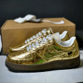 VIRGIL ABLOH X L V X AIR FORCE 1 LOW METALLIC GOLD