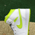 JORDAN 1 MID WHITE LIME (W)