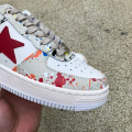 BAPESTA LOW PAINT SPLATTER  IVORY