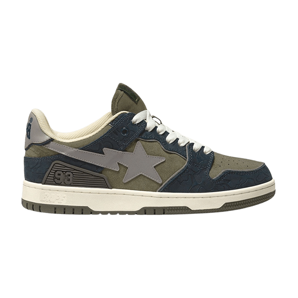 Bape Sk8 Sta Army Green Dark Blue