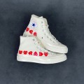 Comme des Garçons Play x Chuck 70 Hi Top Multi Heart