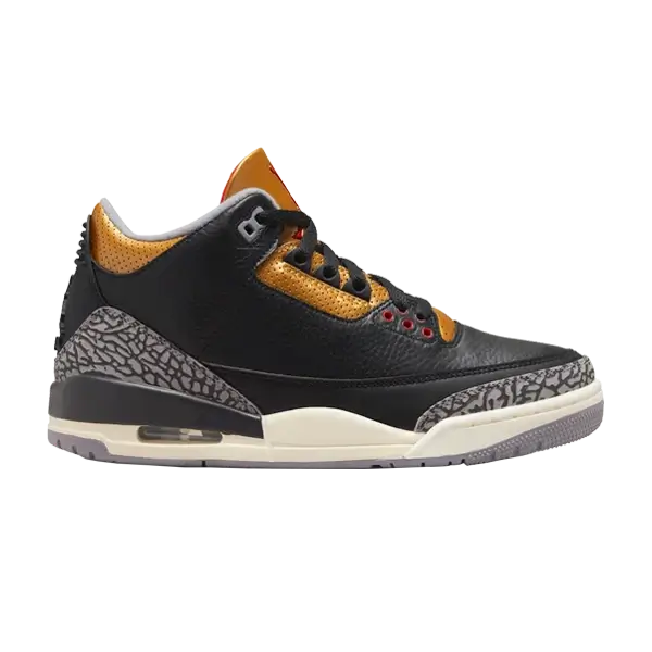 JORDAN 3 RETRO BLACK GOLD (W)