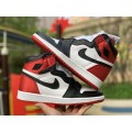 Jordan 1 Retro High Satin Black Toe (W)