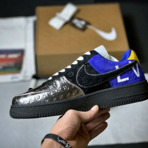 VIRGIL ABLOH X L V X AIR FORCE 1 LOW MULTI-COLOR PATCHWORK