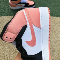 JORDAN 1 MID WHITE LIGHT MADDER ROOT (GS)