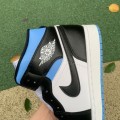 Jordan 1 Mid University Black White (W)