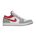 JORDAN 1 LOW SE LIGHT SMOKE GREY GYM RED