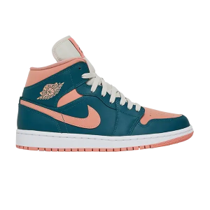 JORDAN 1 MID DARK TEAL GREEN (W)