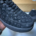 VIRGIL ABLOH X L V X AIR FORCE 1 LOW TRIPLE BLACK