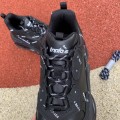 Triple S Sneaker Allover Logo  Black