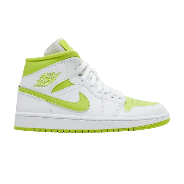 JORDAN 1 MID WHITE LIME (W)