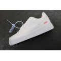 Supreme x Air Force 1 Low Box Logo  White