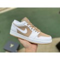 Jordan 1 Low Hemp White