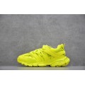 Track Sneaker Clear Sole  Fluo