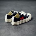 Comme des Garçons Play x Chuck 70 Low Black White