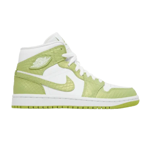 JORDAN 1 MID SE GREEN PYTHON (W)