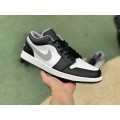 Jordan 1 Low Black White Grey